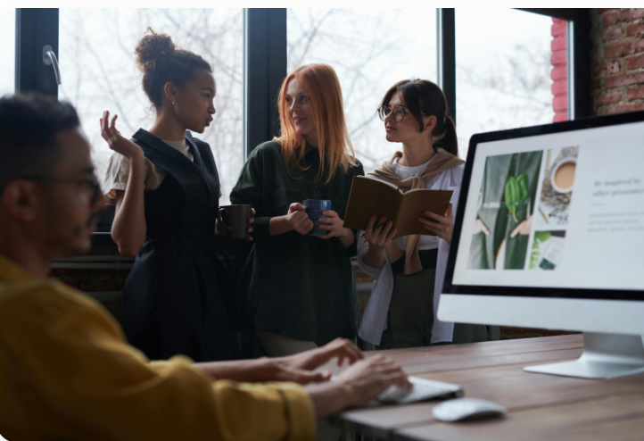 ClearPath team helping clients